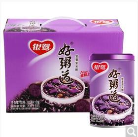 280g*12罐银鹭好粥道紫薯紫米粥八宝粥