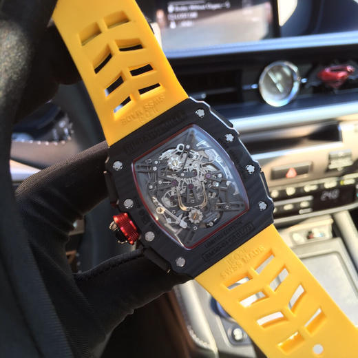 理查德61米勒richardmillerm5003系列进口vk跑秒计时石英机芯碳纤维