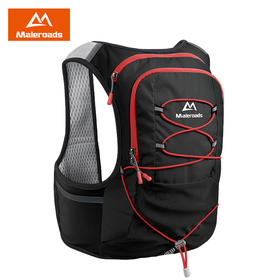 【清仓半价】迈路士越野跑步双肩背包男透气户外徒步运动水袋包女防水骑行包8L