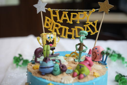 男孩款  沙滩  海绵宝宝 商品图2