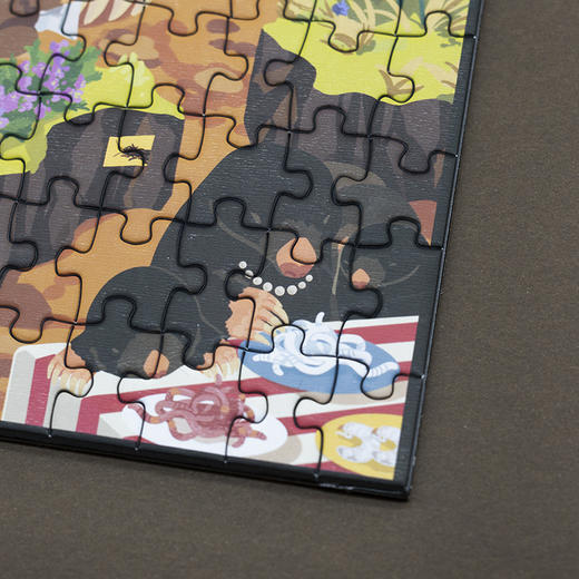 博物小馆原创【萌之屋】动物漫画 100块免拼拼图 A5尺寸小拼图 商品图3