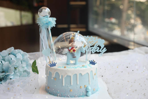 男孩款  灯罩 骐独角兽的小王子   蓝色系 商品图0