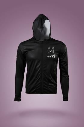 严素运动帽衫，猫仔洗面运动轻帽衫, 男女同款, 轻量速干透气