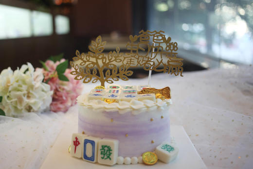 男士款  紫色麻将十三幺   麻将 商品图1