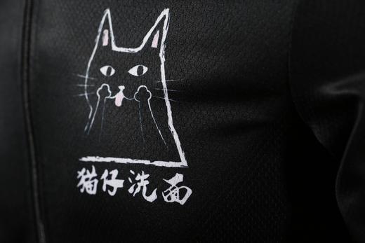 严素运动帽衫，猫仔洗面运动轻帽衫, 男女同款, 轻量速干透气 商品图3