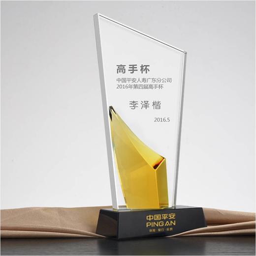 奖杯 水晶 至高荣耀 定制 刻字定做创意纪念品制作颁奖比赛奖品 商品图0