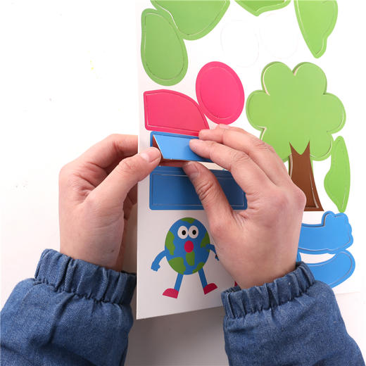 美可保护地球 地球日创意材料儿童宝宝手工diy粘贴纸盘贴画材料包 商品图6