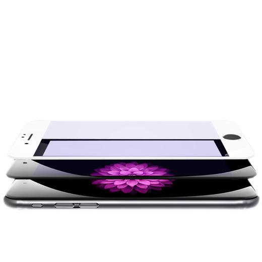 I-MU幻响手机7/8  plus防蓝光钢化膜白/黑（3片装） 商品图4