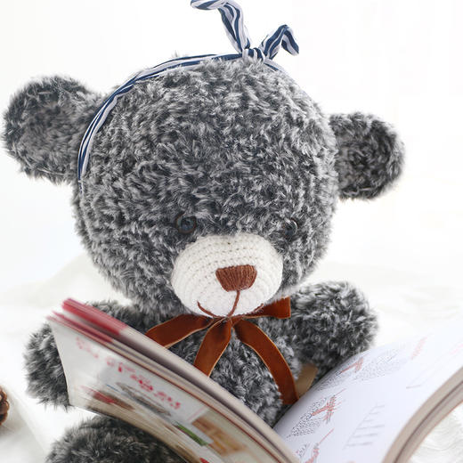 如意鸟云想绒大熊小熊编织手工编织玩偶材料包有图解 商品图1