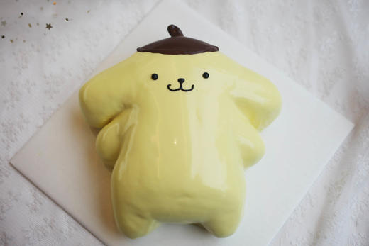 立体造型蛋糕布丁狗如图款式新鲜水果动物性淡奶油