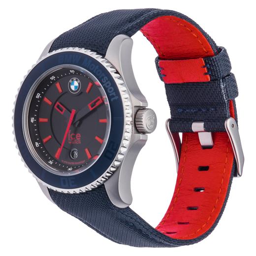 bmw ice-watch手表 三针/蓝外红内 unisex(38mm) - 宝马客