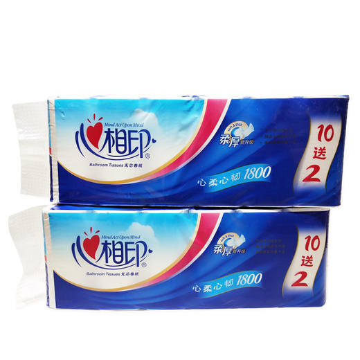柔影1800克三层无芯卫生纸