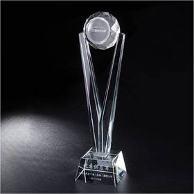 奖杯 水晶 托举未来 定制 刻字定做创意纪念品制作颁奖比赛奖品
