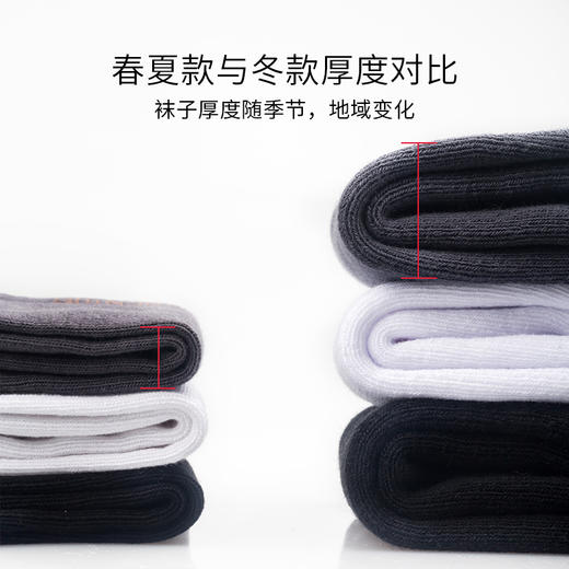 经典商务袜 v12.0 冬款 加厚毛圈底 保暖舒适（3双） 商品图1