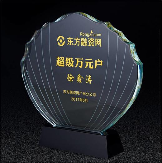 奖杯 水晶 行业新锐 定制 刻字定做创意纪念品制作颁奖比赛奖品 商品图0