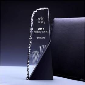奖杯 水晶 新势力奖杯 定制 刻字定做创意纪念品制作颁奖比赛奖品