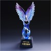 大爱无疆琉璃奖杯水晶定制年会表彰奖牌比赛奖品纪念品免费刻字定做 商品缩略图0