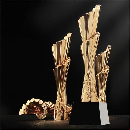 继往开来定制定做高档优秀员工奖品创意金属奥斯卡小金人冠军奖杯刻字 商品图0