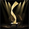 金飘带定制定做高档优秀员工奖品创意金属奥斯卡小金人冠军奖杯刻字 商品缩略图0