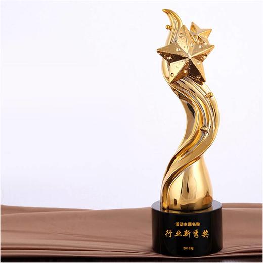 行业新秀定制定做高档优秀员工奖品创意金属奥斯卡小金人冠军奖杯刻字 商品图0