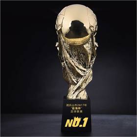 世界杯定制定做高档优秀员工奖品创意金属奥斯卡小金人冠军奖杯刻字