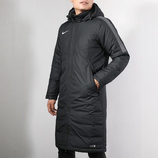 耐克nike棉服18冬款中超长款连帽棉服防风轻便保暖加厚棉衣男子外套ar