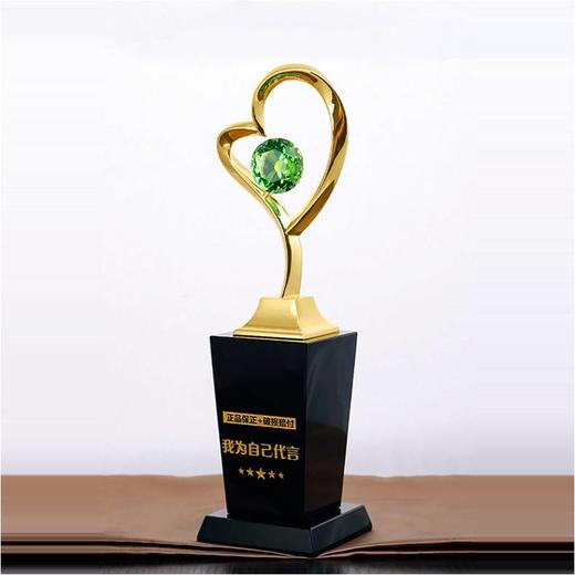 全心奉献定制定做高档优秀员工奖品创意金属奥斯卡小金人冠军奖杯刻字 商品图0