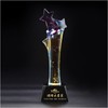 璀璨之星琉璃奖杯水晶定制年会表彰奖牌比赛奖品纪念品免费刻字定做 商品缩略图0