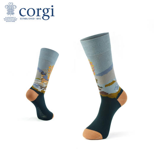 CORGI 男士棉袜 经典时尚 商品图1