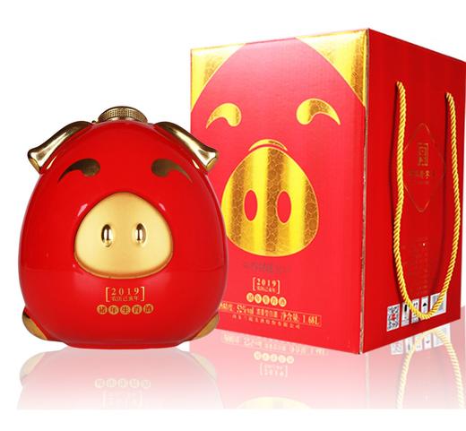 兰陵 猪年生肖纪念酒 52度浓香型 1680mL礼盒装 商品图1