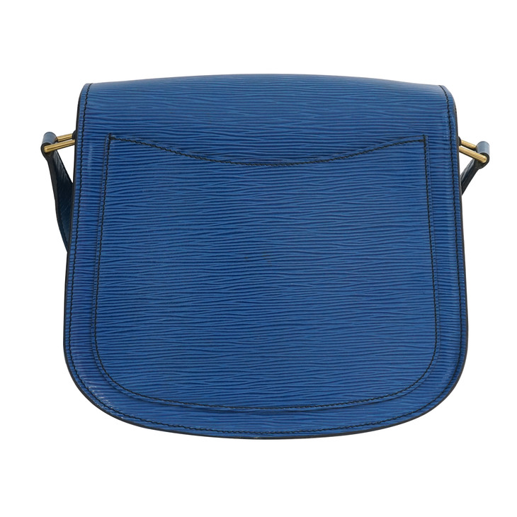 lv蓝色水波纹马鞍包