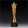 超越自我定制定做高档优秀员工奖品创意金属奥斯卡小金人冠军奖杯刻字 商品缩略图0