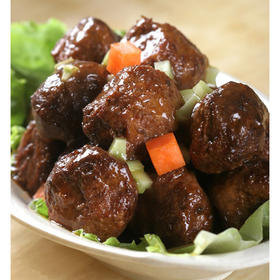 4包齐善素食佛家纯素肉素燕丸子斋菜人造肉豆制品食品