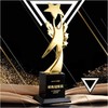 众望所归 奖杯定制定做高档优秀员工奖品创意金属奥斯卡小金人冠军奖杯刻字 商品缩略图0