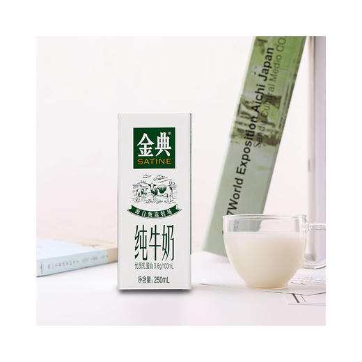 伊利 金典纯牛奶 250mlX12 商品图2