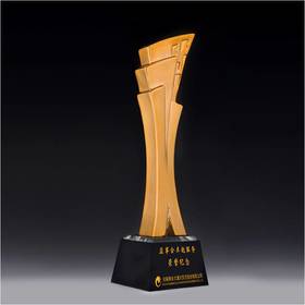 满腹经纶定制定做高档优秀员工奖品创意金属奥斯卡小金人冠军奖杯刻字