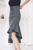 Atelier Miss Lu / Octavia-高级灰鱼尾开衩半裙 商品缩略图0