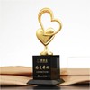 爱心奉献定制定做高档优秀员工奖品创意金属奥斯卡小金人冠军奖杯刻字 商品缩略图0