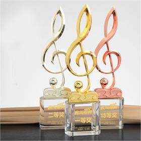 巅峰对决定制定做高档优秀员工奖品创意金属奥斯卡小金人冠军奖杯刻字
