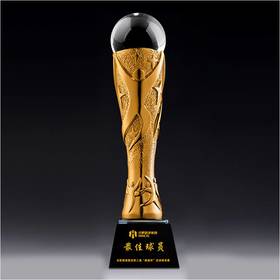 大力神杯定制定做高档优秀员工奖品创意金属奥斯卡小金人冠军奖杯刻字