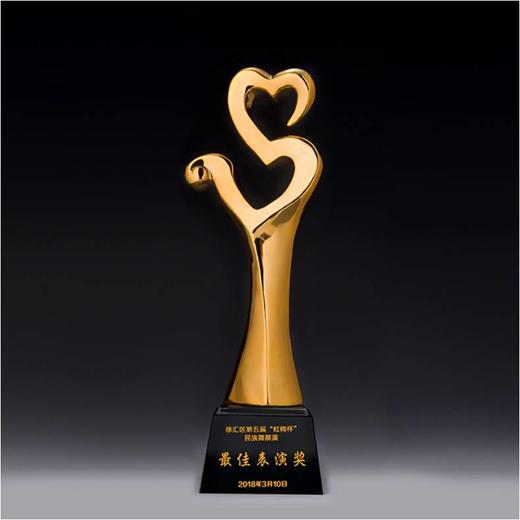 马到成功定制定做高档优秀员工奖品创意金属奥斯卡小金人冠军奖杯刻字 商品图0