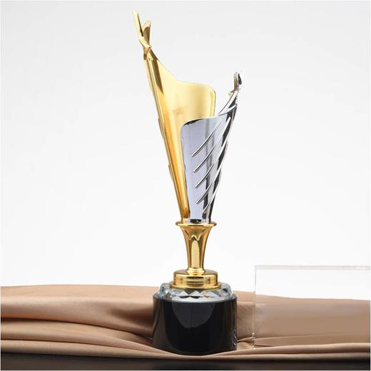 荣耀永恒定制定做高档优秀员工奖品创意金属奥斯卡小金人冠军奖杯刻字 商品图0