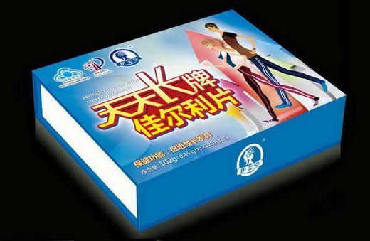 蓝帽  木盒天天长佳尔利片（0.85g/片x60片/瓶x2瓶） 有效期20280301 商品图1