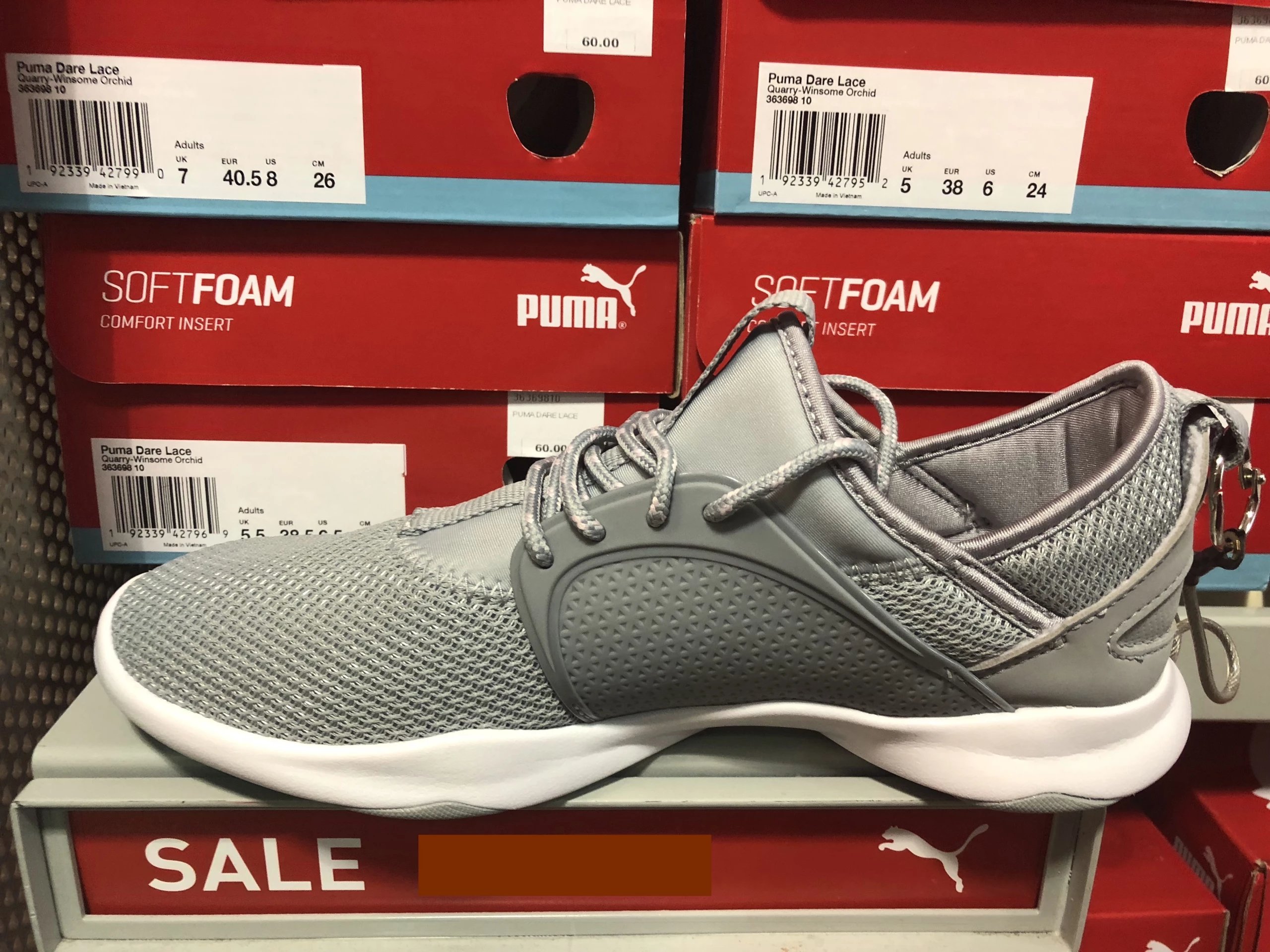 puma 彪马-女鞋 灰色网面运动休闲鞋