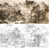 刘彦水白描底稿-横幅工笔山水-《清秋》-多种白描尺寸可选-LQ57 商品缩略图0