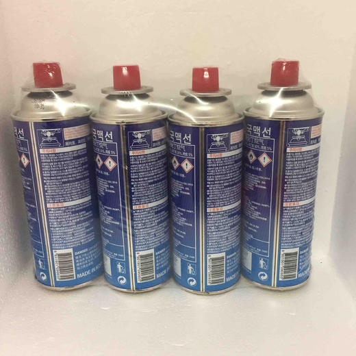 韩国进口小型防爆炉子天然气便携式公斤卡式喷火枪炉气罐液化器卡士气1*4支 商品图1