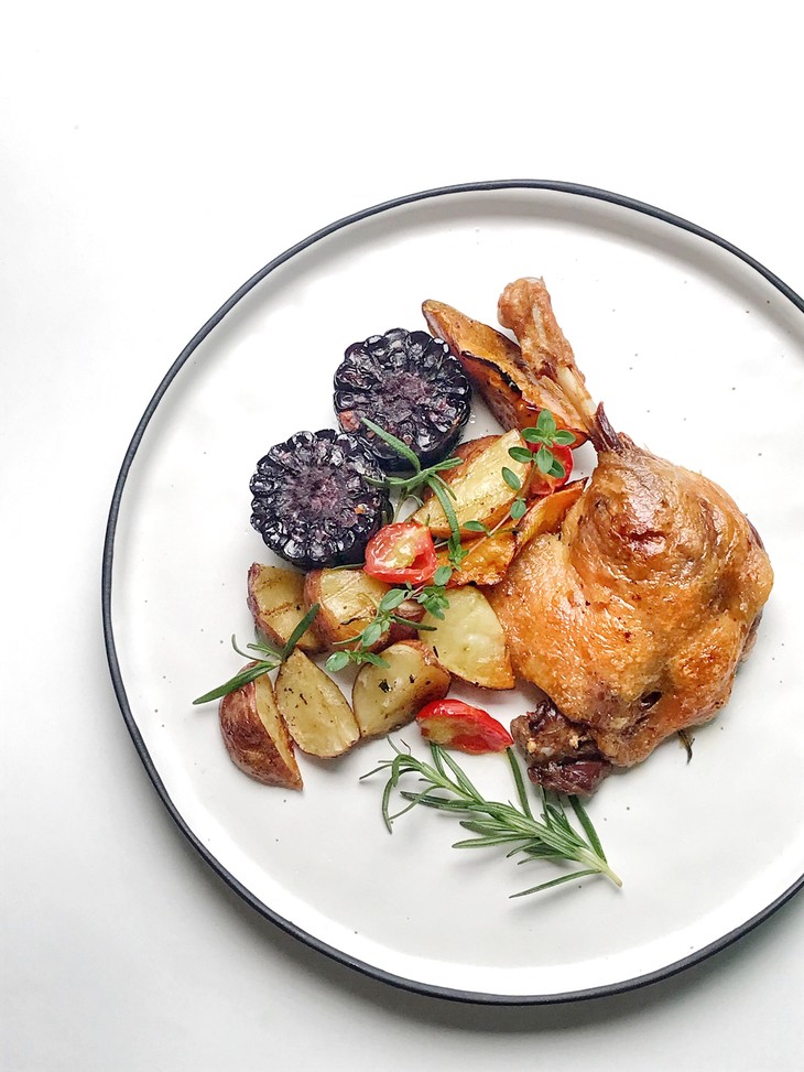 食谱| 经典法式油封鸭腿配时蔬