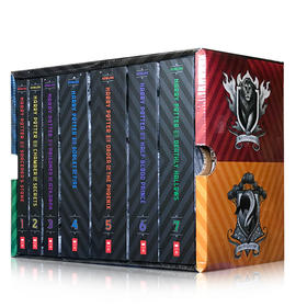 【送音频】英文原版哈利波特 美版Harry Potter Books 1-7 Special Edition 20周年JK罗琳布莱恩瑟兹尼克科幻趣味英语小说珍藏书封设计魔法石