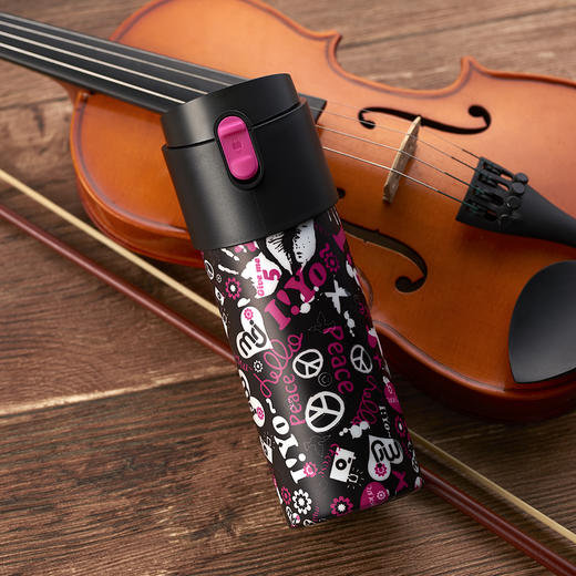 MRJ  iYO拼花保温杯350ML 商品图0