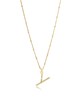 北京仓｜EDGE OF EMBER-字母 Y-项链［英国设计师］ 商品缩略图0